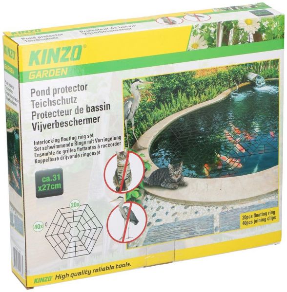 set of 20 Floating Heron Pond Mesh Protection Guards Pond Protector Covers 