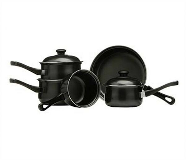 5pc Black Cookware Set