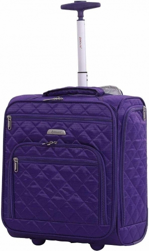 Aerolite EasyJet Carry On Cabin Hand Luggage Purple Suitcase 28L