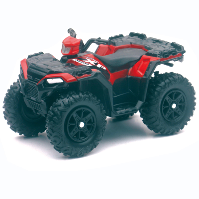 DC Mini Polaris Sportsman XP1000 Die-Cast Red Black Freewheel ATV Toy Model