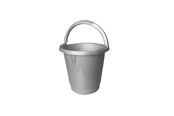 OPP 10ltr Bucket Platinum 30x29x29cm