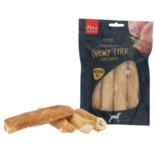 Pets Unlimited Chewy Stick With Chicken Medium 4Sticks