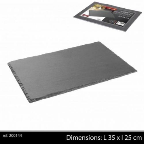 Ardoise Tableware Serving Platter 35x25cm Starter Slate Plate