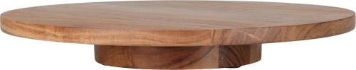 Acacia Wood Tray 37cm Diameter Sturdy Functional Elegant Design for Serving