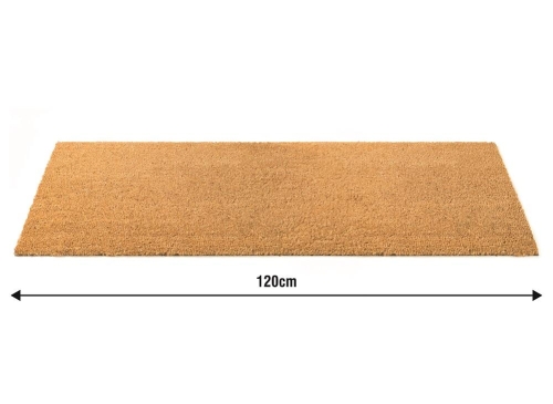 Coir Plain Double Door Mat 120 x 45 cm Durable Heavy Duty Indoor Outdoor Mat