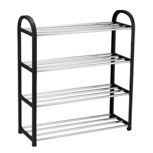 Show Rack, 4 Levels, 8 Pairs of Shoes, 16 Tubes 57x50x18.5cm