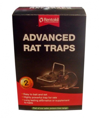 Pack Of 2 Rentokil Advanced Rat Mouse Trap