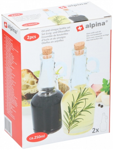 Alpina Oil and Vinegar Bottle Set 2pcs 250ml
