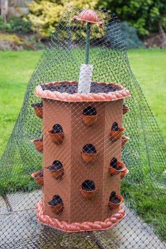 Strawberry Tub - Victorian Style Tub - Supports 32 Strawberry plants - Appox 60cm x 43cm dia