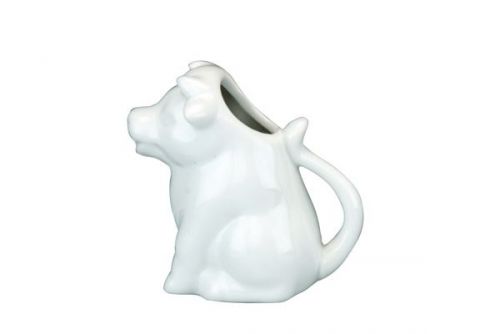 Jug Cow Design Ceramic Cream Can Be Used for Serving Milk Cream