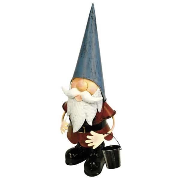 Garden Gnome with Pail (Size 13.5x17x38 cm)