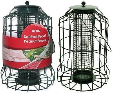 Bird Peanut Feeder Squirrel Proof Wild Bird Care Feed Garden Hanging