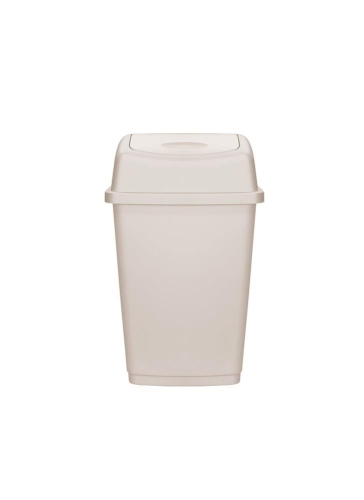 A & D 12ltr Swing Bin TAUPE