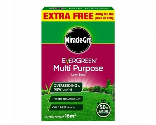 MiracleGro EverGreen Multi Purpose Grass Seed 480g