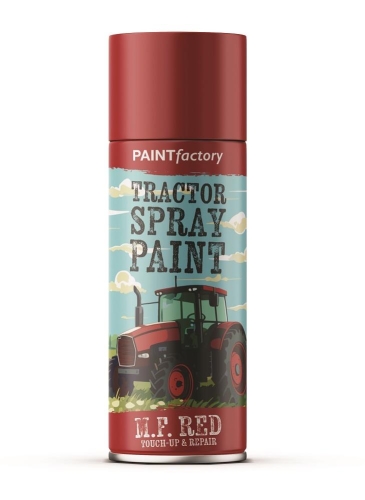 Paint Factory Tractor Spray Paint M.F. Red 400ml