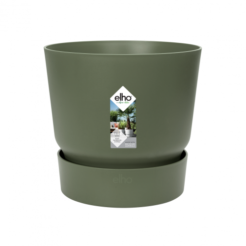 Greenville Round 14CM Leaf Green Flower Pot