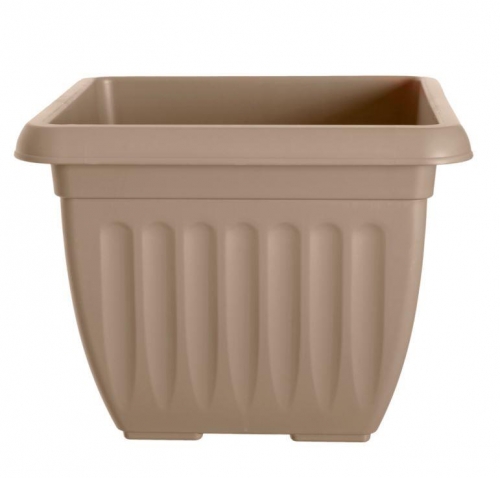 Whitefurze Square Athens Plastic Planter 30cm