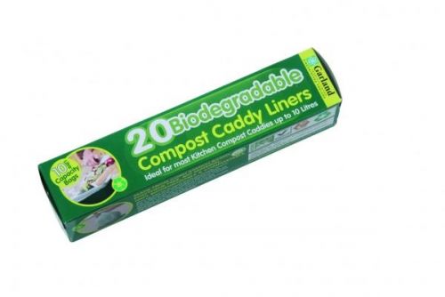 Biodegradable 10 litre Compost Caddy Bin Liners (20 Per Roll)