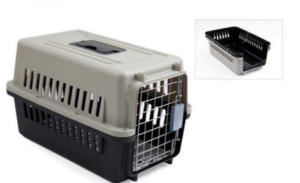 Pet Carrier Grey 48 x 32 cm