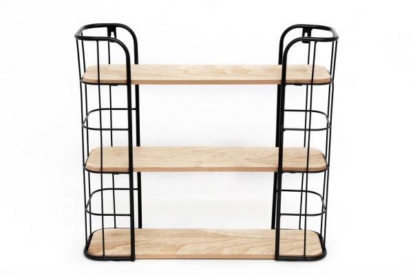 Wire wood deals shelf