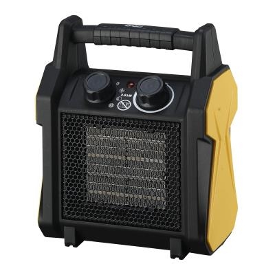 Tilting 2.8kW PTC Ceramic Fan Heater Indoor Outdoor Use Compact Workshop Garage