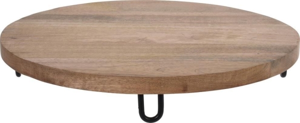 SERVING BOARD Round  MANGO WOOD