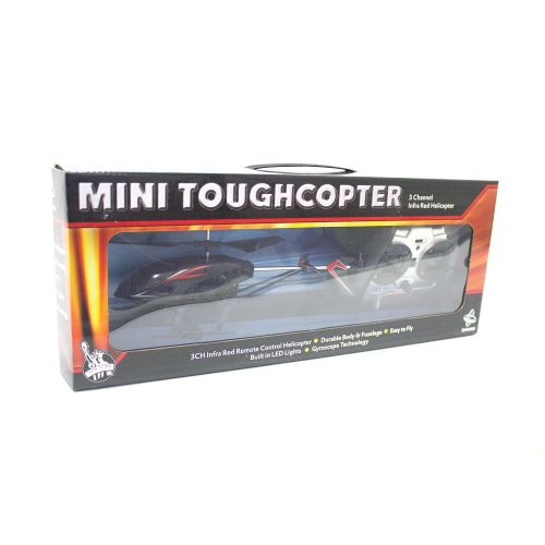 Mini Toughcopter 3 Channel Infrared Helicopter Radio Remote Controlled Flying Toy Gift