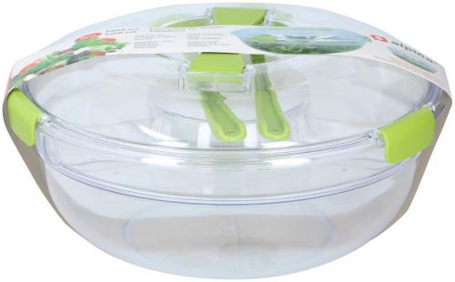 Salad bowl fork & spoon 3pcs