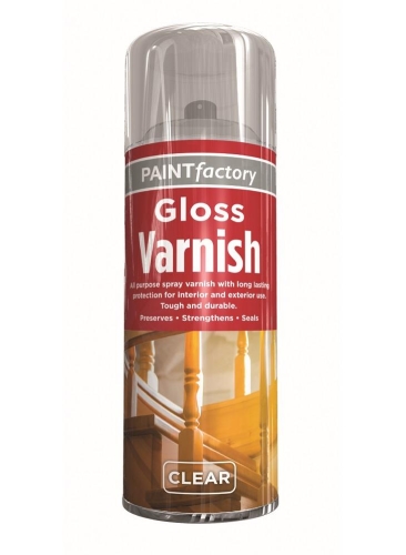 PF Clear Gloss Varnish Spray 400ml