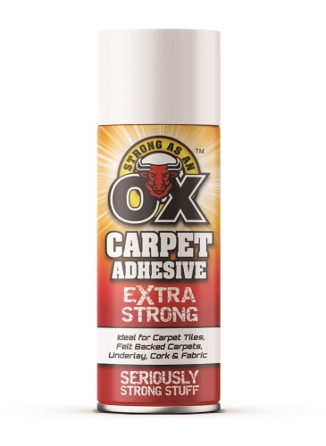 SAAO Carpet Adhesive 500ml Aerosol Light Brown