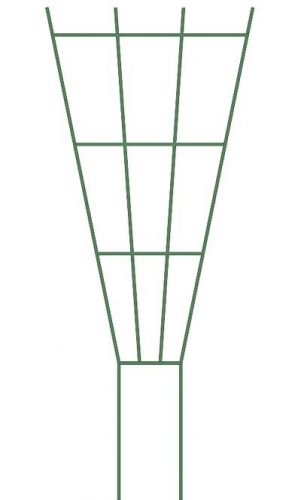 Fan Pot Trellis Green