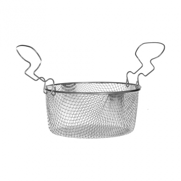 Large Fryer Basket With Curved Handle