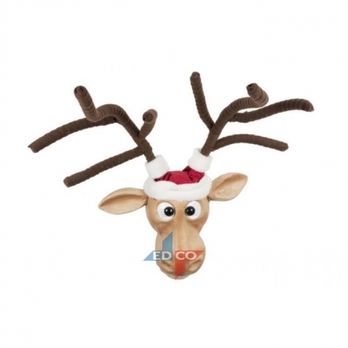 Christmas deer head hanging Gift Brown