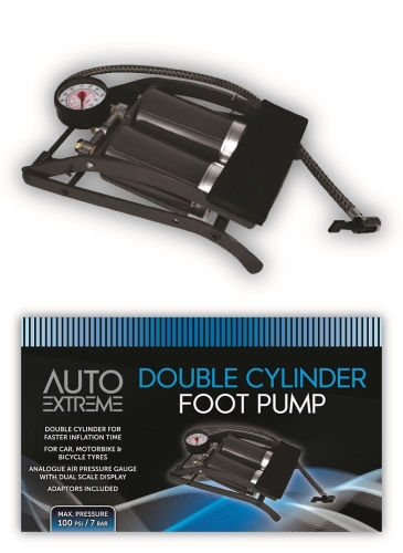 AX Double Cylinder Foot Pump