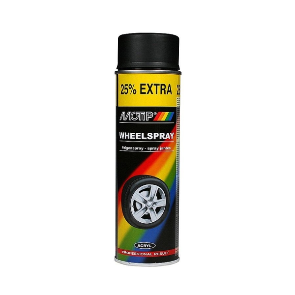 Wheel Spray Matt Black 500ml