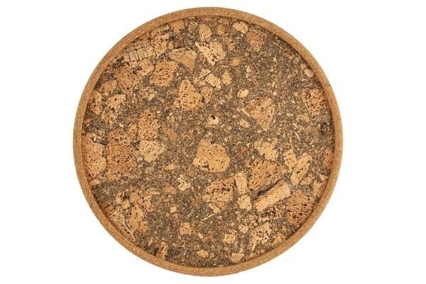 Cork Tray Round 36cm Natural Cork Serving Tray Stylish and Durable for Home Use