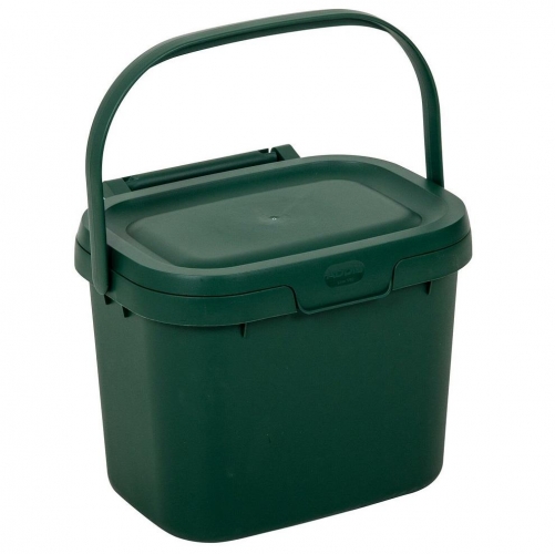 Kitchen Compost Caddy 4.5L Food Waste Bin Green