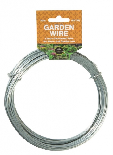 1.6mm Galvanised Garden Wire 20M Long