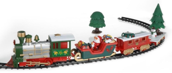 TRAIN SET XMAS 22PCS WITH MUSIC AND LIGHT