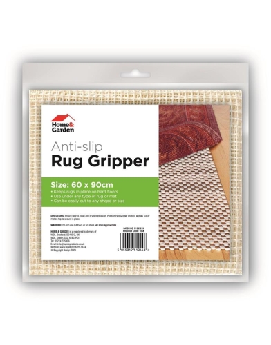 Anti Slip Rug Gripper for Hard Floors Trim to Fit Cream Rubber Mat Secure Hold