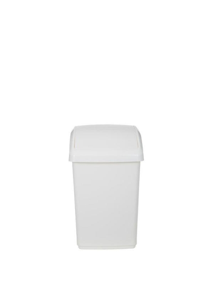 Whitefurze Cream 10L Swing Bin