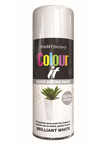 PF Colour IT Spray Gloss Brilliant White 400ml