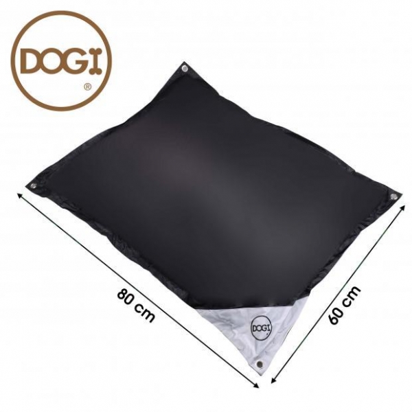 Dog Pet Cushion Black 80X60 CM