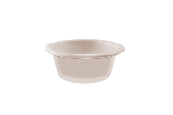 Round Bowl Taupe 14x34x34cm