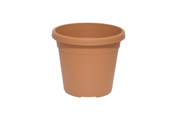 27cm Oasis Flower Pot Terracotta Medium Plastic Planter Indoor Outdoor Use