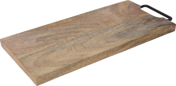 CUTTING BOARD WOOD WITH  Metal HANDLE