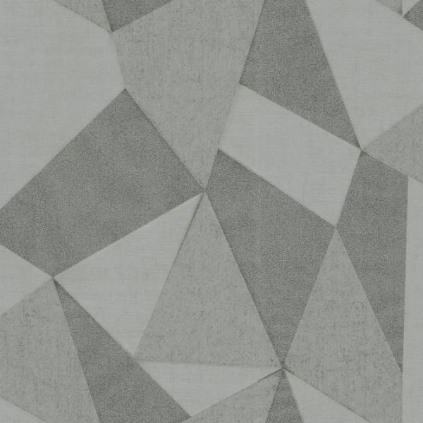 Elegant Milano Geometric Fractal Soft Silver Grey Wallpaper 10.05x0.53M