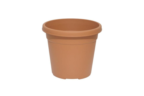 22cm Oasis Flower Pot Terracotta Small Plastic Planter for Indoor Outdoor Use