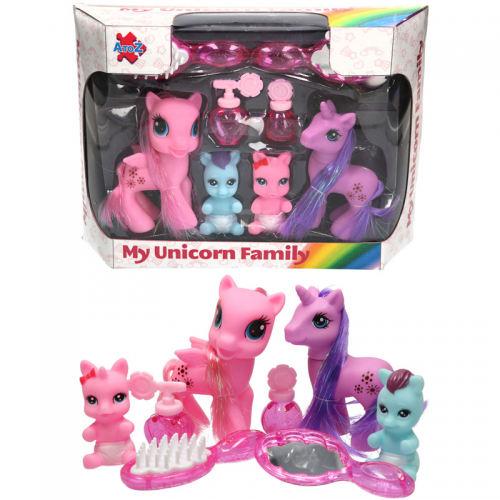 Unicorn Family Playset Toy