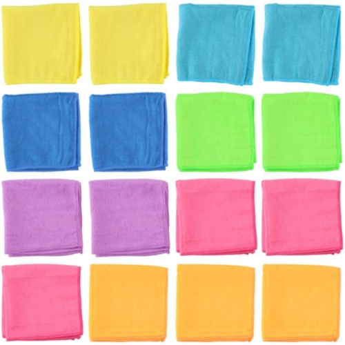 Microfiber Cloths 16pcs Super Absorbent Non-Scratch Cleaning Cloths